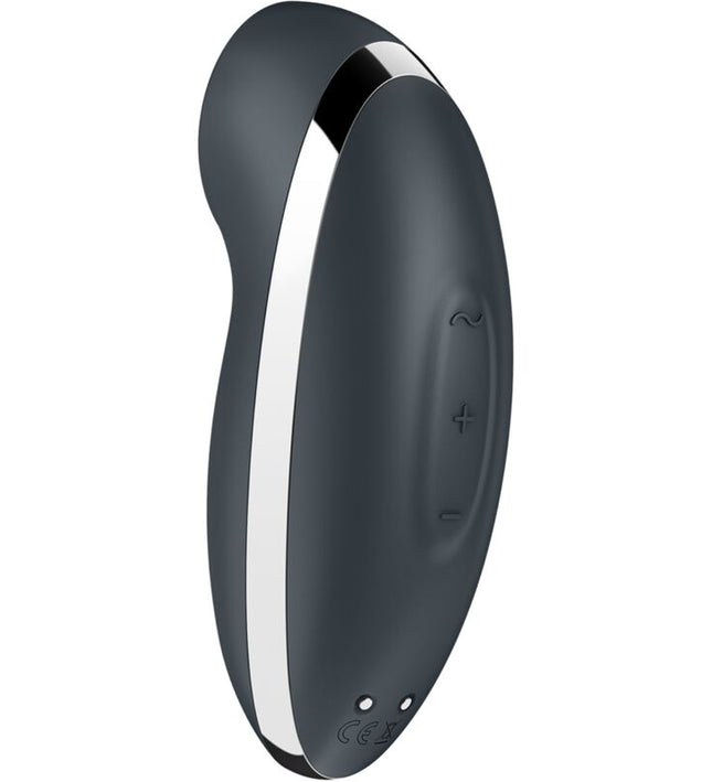 SATISFYER - TAP & CLIMAX 2 VIBRATOR & STIMULATOR GREY