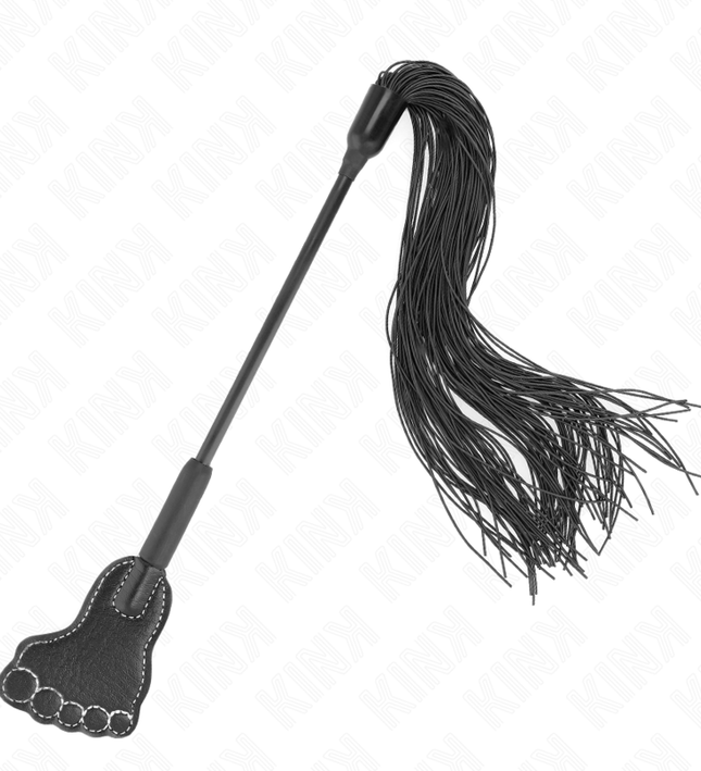 KINK - FOOT SHAPED PADDLE WITH TASSEL WHIP 31 CM