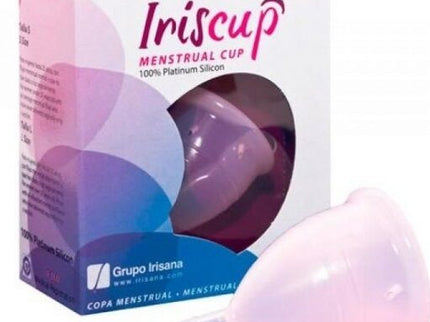 IRISCUP - LARGE PINK MONTH CUP + FREE STERILIZER BAG