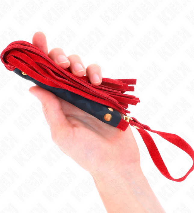 KINK - RED SUEDE MINI WHIP 30 CM