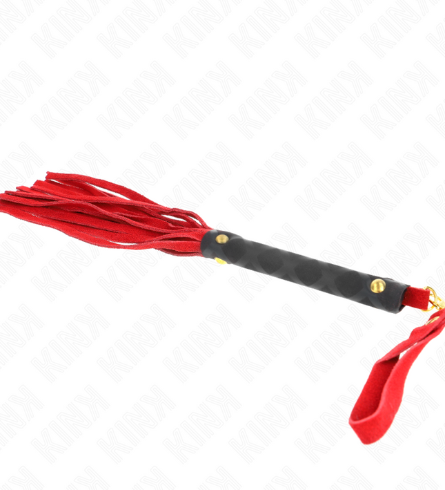 KINK - RED SUEDE MINI WHIP 30 CM