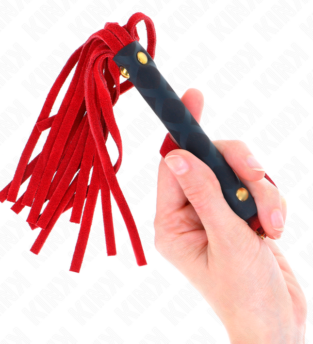 KINK - RED SUEDE MINI WHIP 30 CM