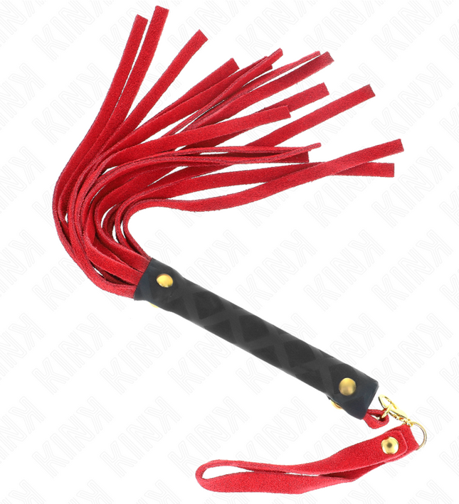 KINK - RED SUEDE MINI WHIP 30 CM