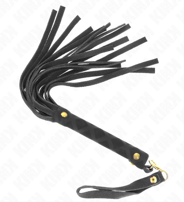 KINK - BLACK SUEDE MINI WHIP 30 CM