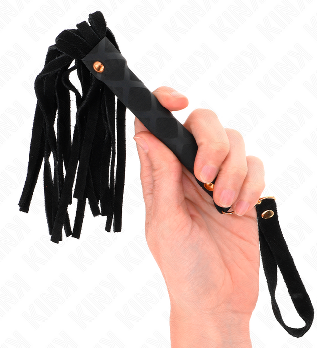 KINK - BLACK SUEDE MINI WHIP 30 CM