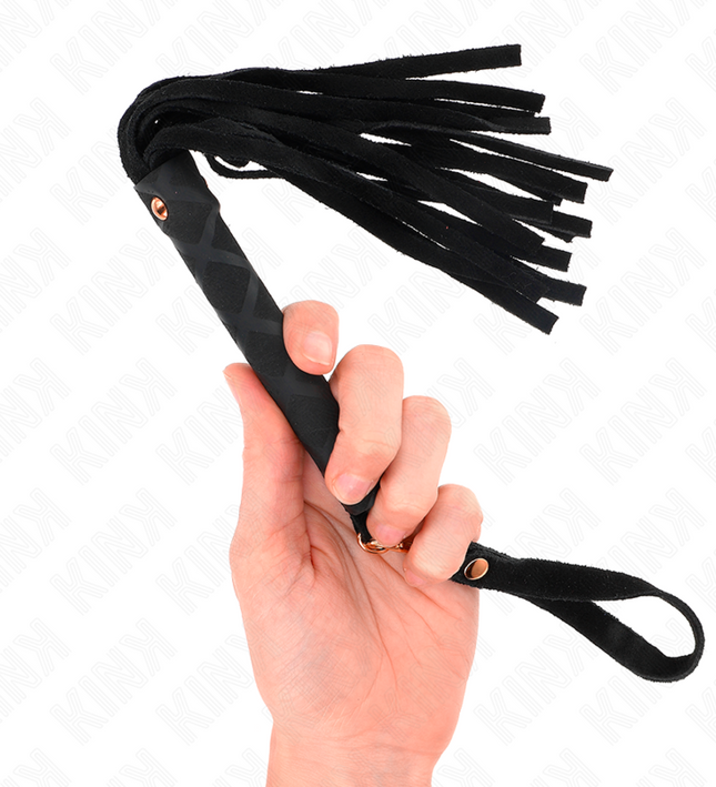 KINK - BLACK SUEDE MINI WHIP 30 CM