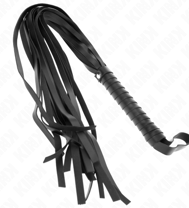 KINK - NEGRO SHORT HANDLE LONG TAIL WHIP 70 CM