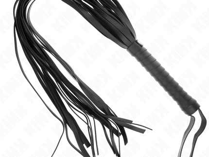 KINK - NEGRO SHORT HANDLE LONG TAIL WHIP 70 CM