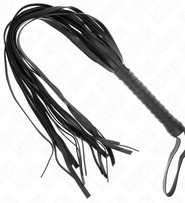 KINK - NEGRO SHORT HANDLE LONG TAIL WHIP 70 CM