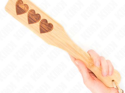 KINK - BAMBOO PALLET HEART DESIGN 32 X 5.5 CM