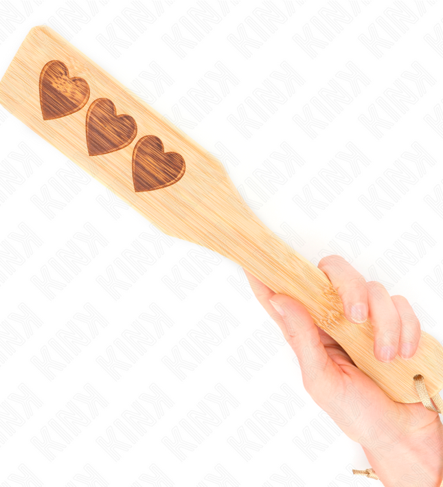 KINK - BAMBOO PALLET HEART DESIGN 32 X 5.5 CM