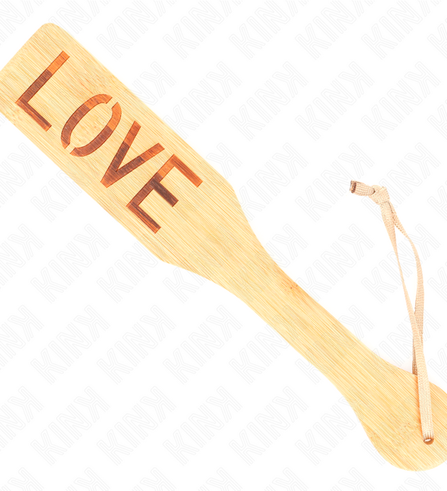 KINK - BAMBOO PALETTE WORD LOVE 32 X 5.5 CM