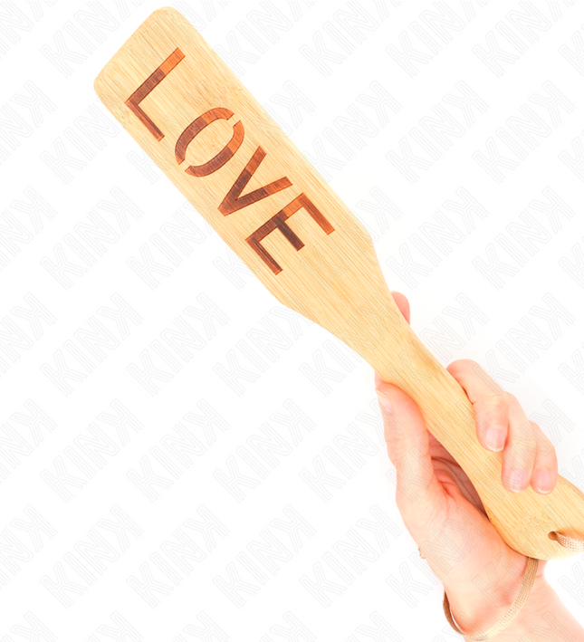 KINK - BAMBOO PALETTE WORD LOVE 32 X 5.5 CM