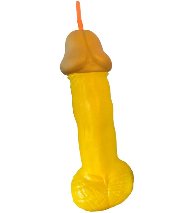 DIABLO PICANTE - YELLOW PLASTIC PENIS GLASS