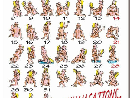 DIABLO PICANTE - KAMASUTRA CLAENDARY MAGNET