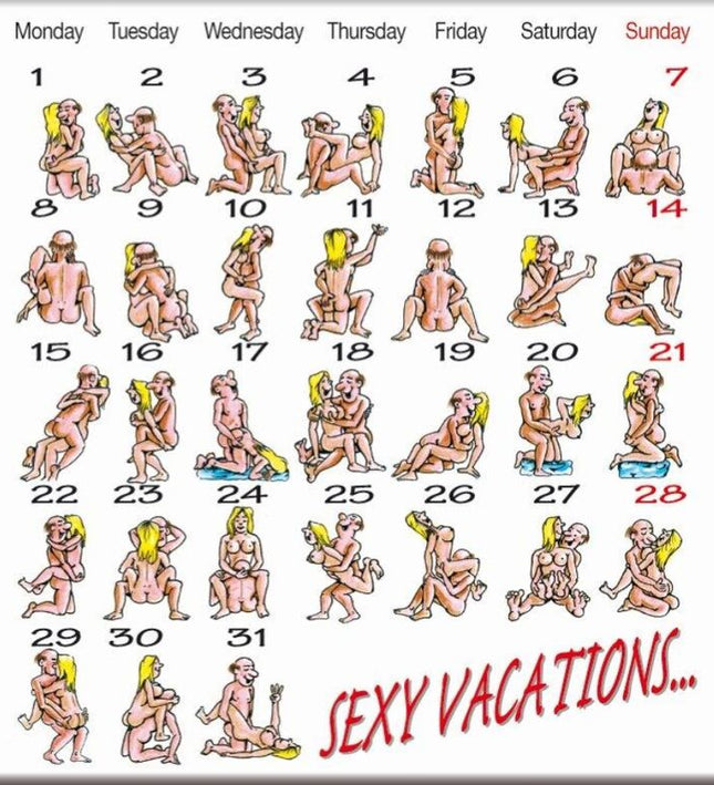 DIABLO PICANTE - KAMASUTRA CLAENDARY MAGNET