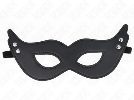 KINK - LEATHERETTE MASK WITH RIVETS MODEL 1 26 x 8 CM