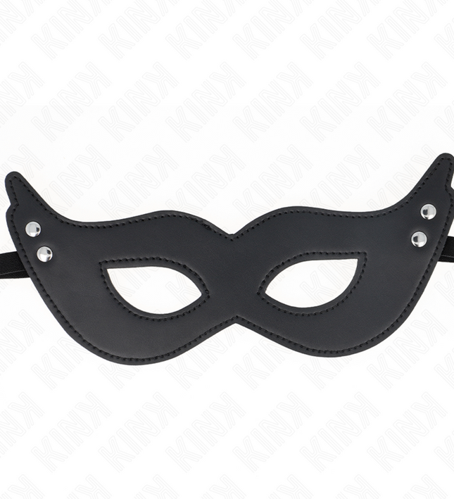 KINK - LEATHERETTE MASK WITH RIVETS MODEL 1 26 x 8 CM