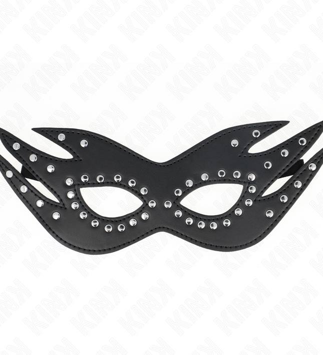 KINK - LEATHERETTE MASK WITH RIVETS MODEL 3 26 x 9.5 CM