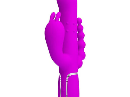 PRETTY LOVE - CAMMY TRIPLE VIBRATOR MULTIFUNCTION 4 IN 1 PINK