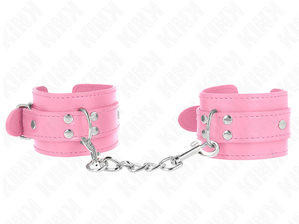 KINK - SIMPLE WRIST RESTRAINTS PINK ADJUSTABLE 20-23 CM X 5.5 CM
