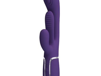 PRETTY LOVE - SHANIA TRIPLE RABBIT VIBRATOR MULTIFUNCTION PURPLE