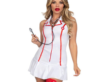 LEG AVENUE - HEAD NURSE COSTUME WHITE M/L