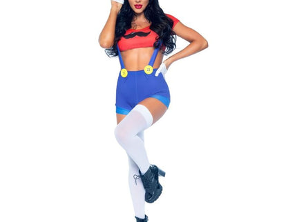 LEG AVENUE - SEXY COSTUME MARIO BROS RED/BLUE M