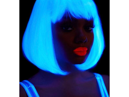 LEG AVENUE - PHOSPHORESCENT BOB CUT WIG WHITE