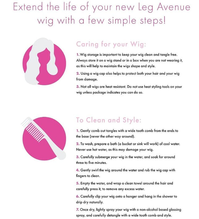 LEG AVENUE - FLUORESCENT BOB WIG NEON GREEN