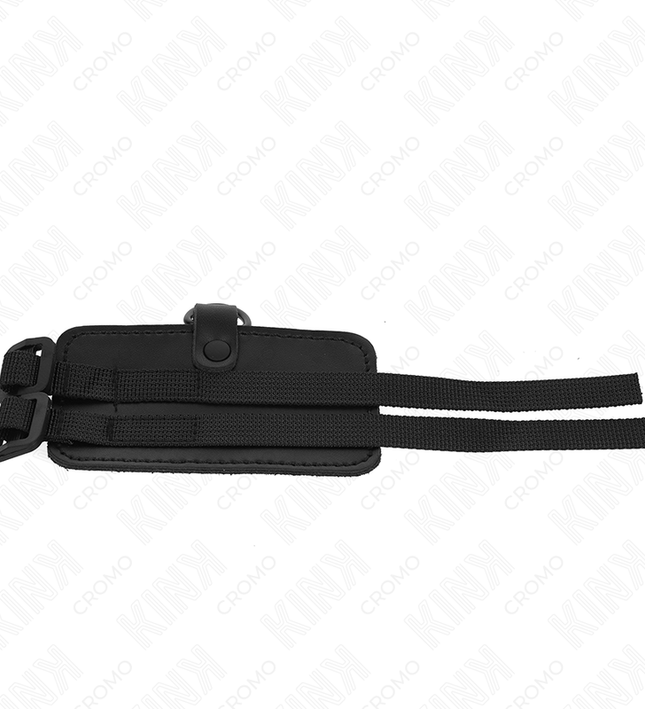 KINK - LEATHER PENIS RING WITH ADJUSTABLE STRAPS