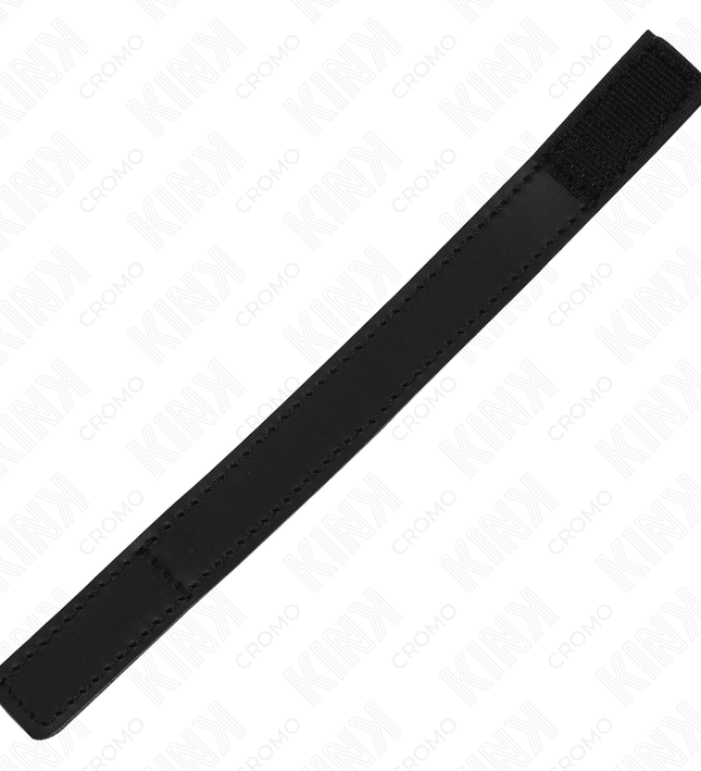KINK - LEATHER PENIS RING WITH VELCRO CLOSURE 20 X 2 CM