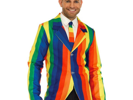 LEG AVENUE - BLAZER + TIE RAINBOW M