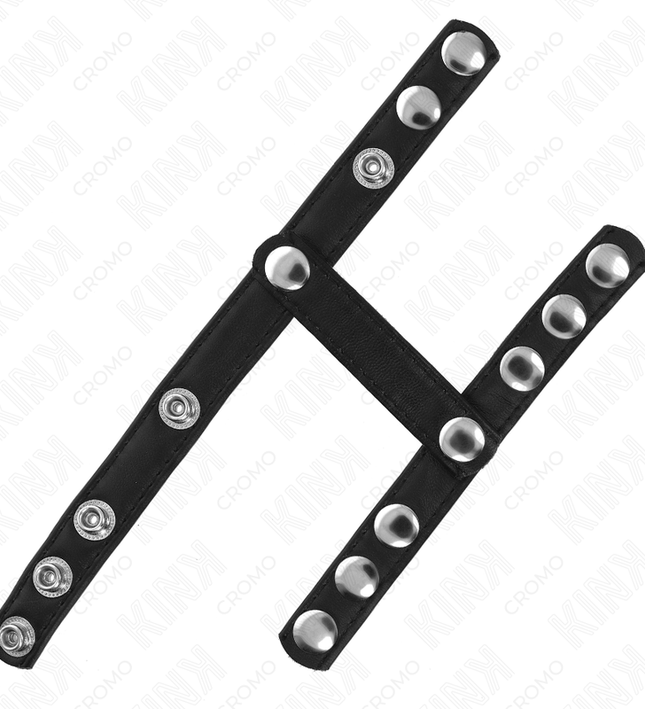 KINK - PENIS RING WITH 3 ADJUSTABLE BALL SPLITTER STRAPS