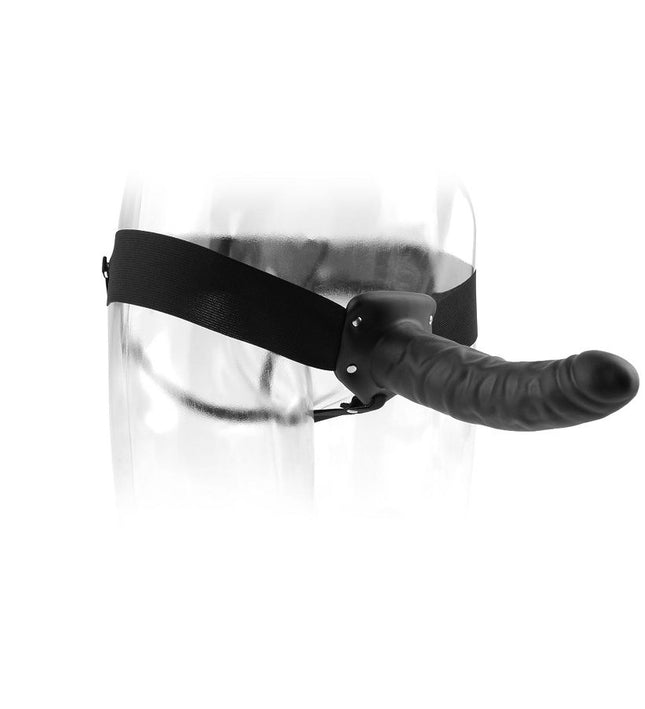 FETISH FANTASY SERIES - 19 CM HOLLOW STRAP-ON BLACK