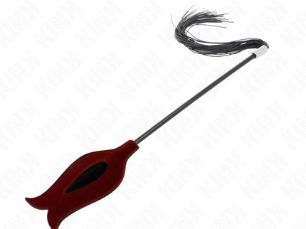 KINK - ROSE SHAPE SILICONE TASSEL WHIP 45 CM