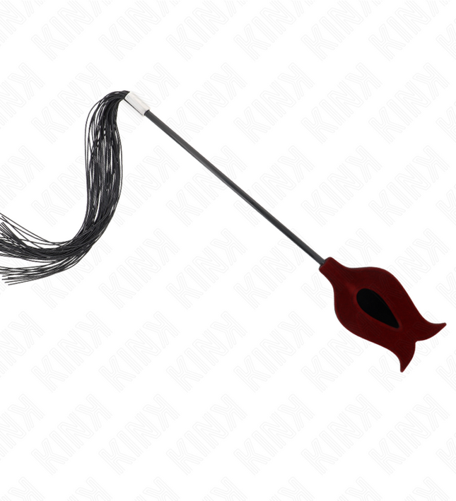 KINK - ROSE SHAPE SILICONE TASSEL WHIP 45 CM