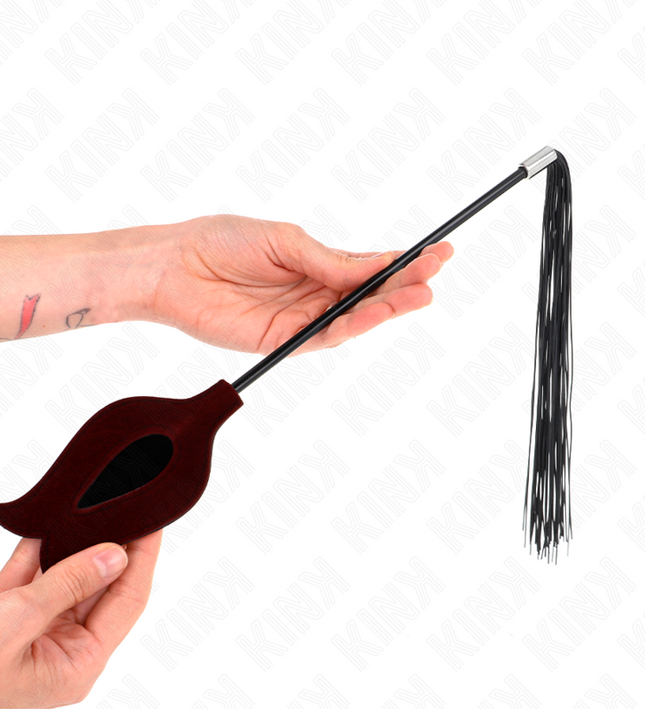 KINK - ROSE SHAPE SILICONE TASSEL WHIP 45 CM