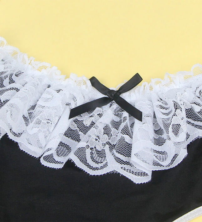 SUBBLIME - 954307 SEXY MAID COSTUME BLACK/WHITE S/M