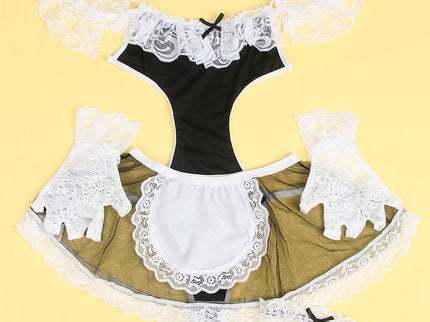 SUBBLIME - 954314 SEXY MAID COSTUME BLACK/WHITE L/XL