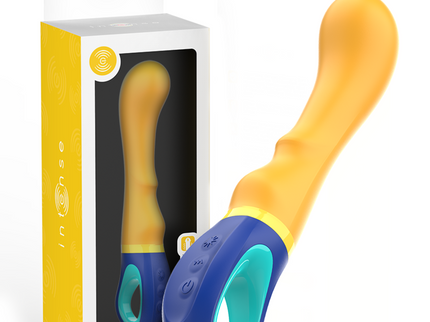 INTENSE - SHAGGY G-SPOT VIBRATOR YELLOW