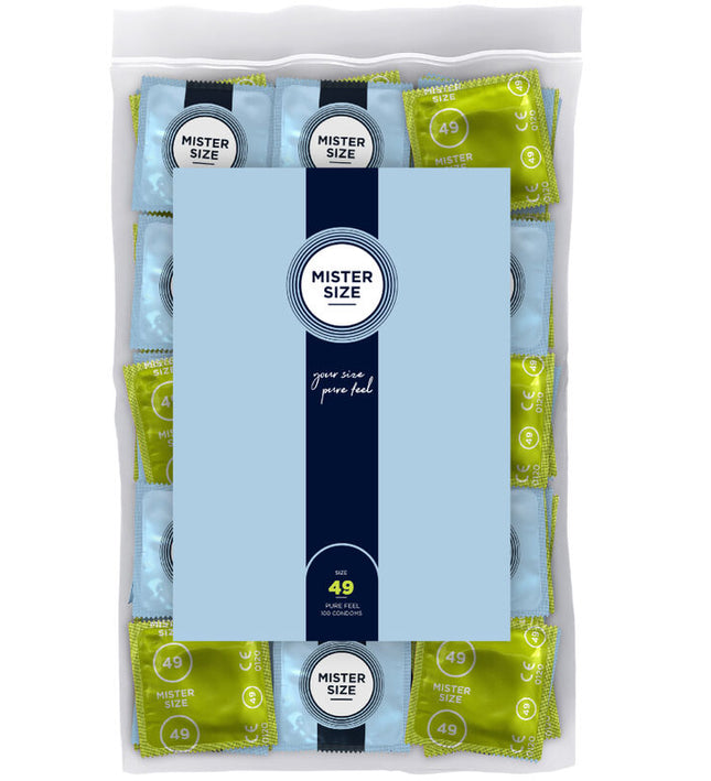 MISTER SIZE - CONDOM SIZE S 49 MM (100 UNITS)