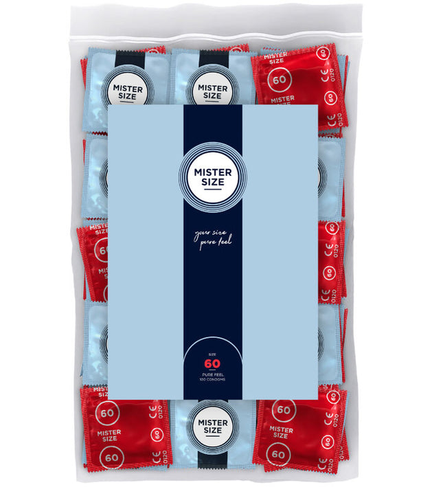 MISTER SIZE - CONDOM SIZE XL 60 MM (100 UNITS)