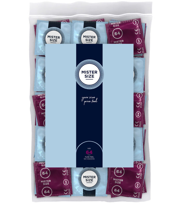 MISTER SIZE - CONDOMS SIZE XXL 64 MM (100 UNITS)