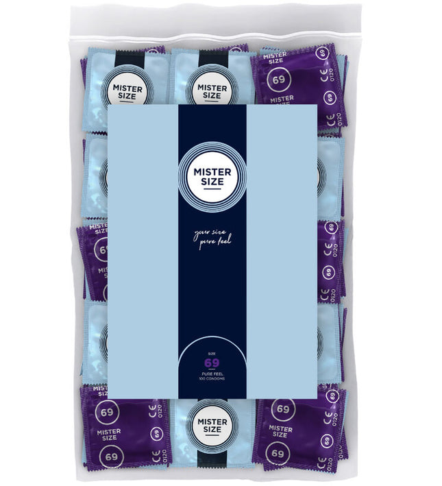 MISTER SIZE - CONDOMS SIZE XXXL 69 MM (100 UNITS)