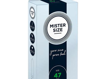 MISTER SIZE - CONDOMS SIZE XS 47 MM (10 UNITS)