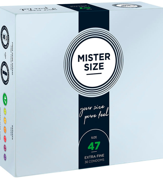 MISTER SIZE - CONDOMS SIZE XS 47 MM (36 UNITS)