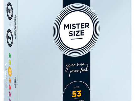 MISTER SIZE - CONDOM SIZE M 53 MM (36 UNITS)