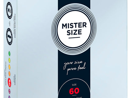 MISTER SIZE - CONDOM SIZE XL 60 MM (36 UNITS)