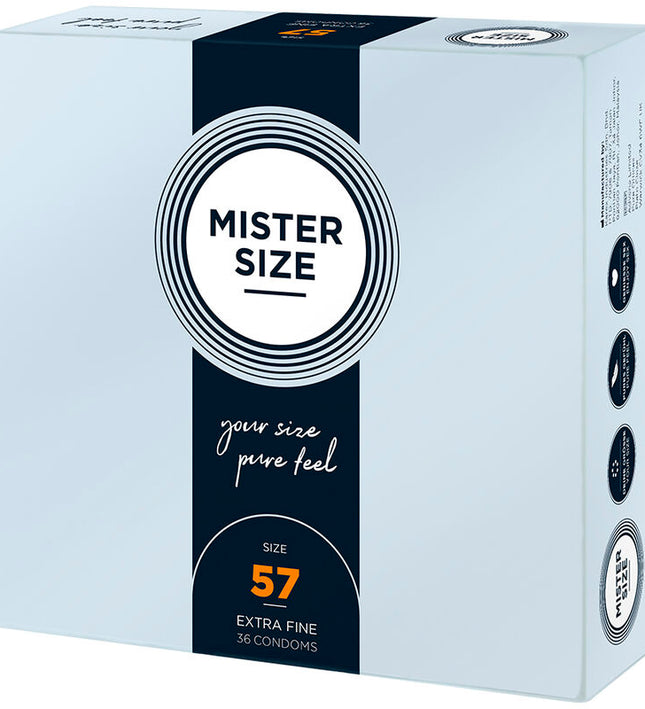 MISTER SIZE - CONDOM SIZE L 57 MM (36 UNITS)